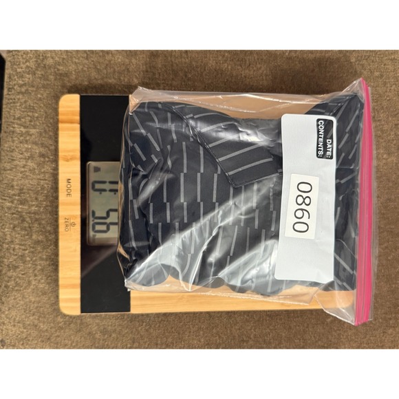 Nike Golf Dri-Fit Women's Large Black Geometric Print Short Sleeve Polo Shirt - Picture 10 of 10